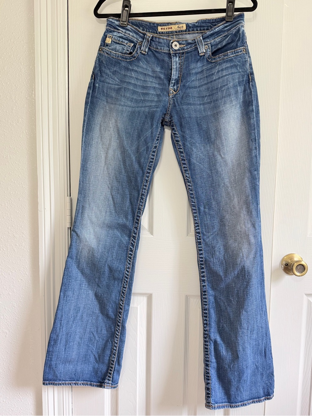 Big Star Maddie bootcut jeans y2k 2000s low rise western cowgirl denim 29L